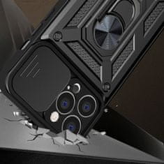 3MK Hibrid Armor Camshield Apple iPhone 14 telefonra KP24922 fekete