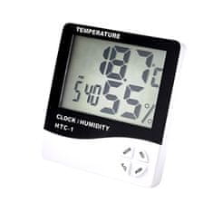 Izoksis ISO digitális hőmérő, nedvességmérő HTC - 1