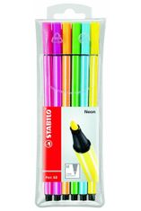 Stabilo Pen 68 jelölő 6 darabos neon színű készlet