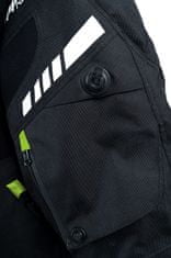 Cappa Racing Férfi textil motoros nadrág FIORANO fekete/zöld 2XL