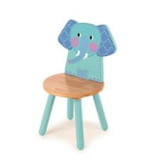 Tidlo Fából készült szék Állati elefánt