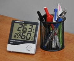 Izoksis ISO digitális hőmérő, nedvességmérő HTC - 1