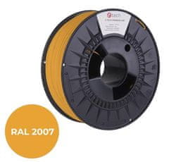 C-Tech nyomtatószál PREMIUM LINE ( filament ), PLA, lumineszcens világos narancssárga, RAL2007, 1,75mm, 1kg