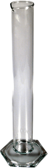 250 ml-es mérőhenger (skála nélkül, vonal nélkül)