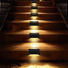 Cool Mango Kültéri napenergiás LED lámpák, lépcsővilágítás (4 lámpakészlet) - Decky