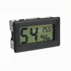 ISO 9310 digitális LCD hőmérő és nedvességmérő a panelen belül