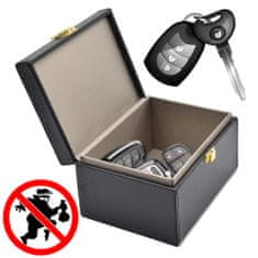 IZMAEL Faraday box védődoboz az autó kulcsnak - Fekete