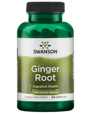 Swanson Ginger Root (gyömbér gyökér), 540 mg, 100 kapszula