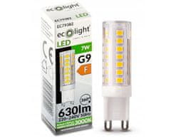 ECOLIGHT LED izzó - G9 - 7W - hideg fehér