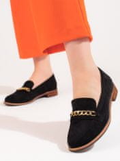 Amiatex Női mokaszin 92681 + Nőin zokni Gatta Calzino Strech, bézs és barna árnyalat, 36
