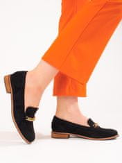 Amiatex Női mokaszin 92681 + Nőin zokni Gatta Calzino Strech, bézs és barna árnyalat, 36