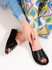 Amiatex Női papucs 92775 + Nőin zokni Gatta Calzino Strech, fekete, 36