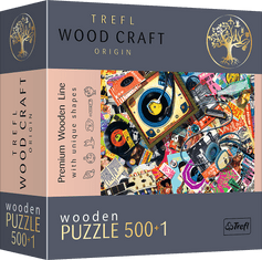 Trefl Wood Craft Origin Puzzle A zene világában 501 darabos puzzle