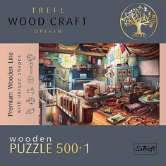 Trefl Wood Craft Origin Puzzle Kincsek a padláson 501 darabos puzzle