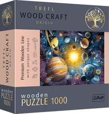 Trefl Wood Craft Origin Puzzle Utazás a Naprendszeren keresztül 1000 db