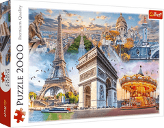 Trefl Puzzle Hétvége Párizsban 2000 darab