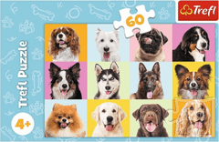 Trefl Aranyos kutyák puzzle 60 darab
