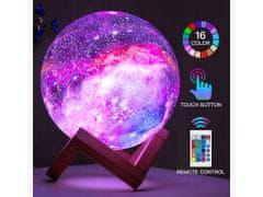 Alum online Színes Hold lámpa 15cm, 16 színben