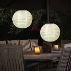 LUMILED Napelemes kerti lámpa LED függő dekoratív FELISI 20cm