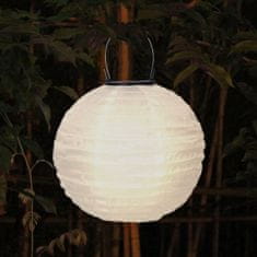 LUMILED Napelemes kerti lámpa LED függő dekoratív FELISI 20cm
