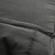 BigBuy Terápiás, súlyozott pamut takaró praktikus hordozó táskában - 200 x 150 cm, szürke (BB-19532)