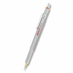 Rotring 800 Silver mechanikus ceruza, különböző hegyszélességű hegy 0,7 mm-es hegye