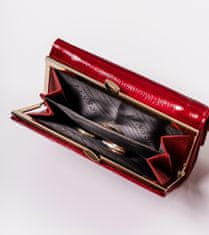 Lorenti Kompakt bőr pénztárca külső érmével