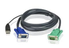 Aten integrált KVM USB kábel 2L-5201U 1.2 M