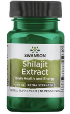 Swanson Shilajit kivonat, 100 mg, 30 kapszula