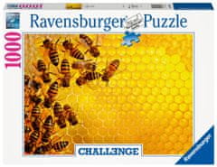 Ravensburger 173624 Challenge Puzzle: Méhek a méhsejten, 1000 darab