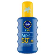 Nivea Sun Protect & Care színes gyermekspray barnításhoz OF 50+, 200 ml
