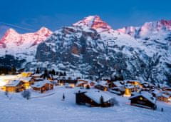 Ravensburger Puzzle Lélegzetelállító hegyek: Berni Felvidék, Murren Svájcban 1000 darab