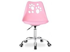 ShopJK Irodai szék - grover -rózsaszínű