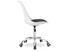 ShopJK Irodai szék - grover - fekete-fehér