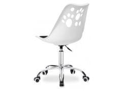 ShopJK Irodai szék - grover - fekete-fehér