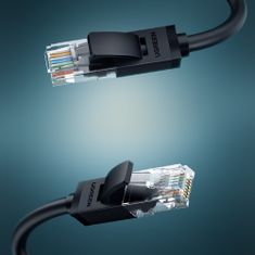 Ugreen NW102 Flat kábel LAN Ethernet Cat6 10m, fekete