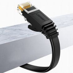 Ugreen NW102 Flat kábel LAN Ethernet Cat6 0.5m, fekete