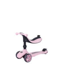 MY HOOD Kick'n'Ride multifunkcionális gyermekkerékpár - rózsaszín