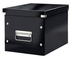 LEITZ Click&Store négyzet alakú doboz, M méret (A5), fekete