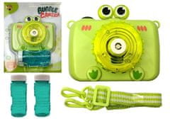 Lean-toys Akkumulátoros szappanbuborék készülék Zöld