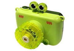 Lean-toys Akkumulátoros szappanbuborék készülék Zöld