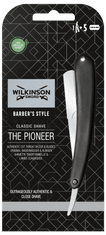Wilkinson Sword CLASSIC 5s Blades Vintage + Cut Throat borotva + 5 db zsilettpenge