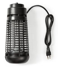 Nedis INKI112CBK6 - Elektromos rovarcsapda | 4 W | Izzó típusa: LED-es lámpatest | Hatékony hatótávolság: 35 m2 | Fekete színű