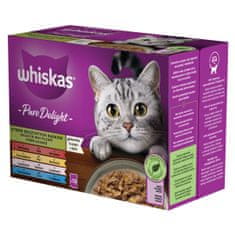 Whiskas Pure Delight darabos nedvestáp zselében felnőtt macskáknak, 48 x 85 g