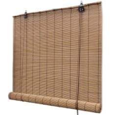 shumee 2 db barna bambusz redőny 100 x 160 cm