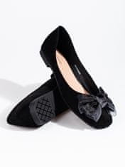 Amiatex Női balerina cipő 92951, fekete, 36
