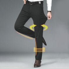 Cool Mango Férfi elegáns rugalmas nadrágok, kényelmes sztreccsnadrágok minden alkalomra - Stretchpants, M Regular