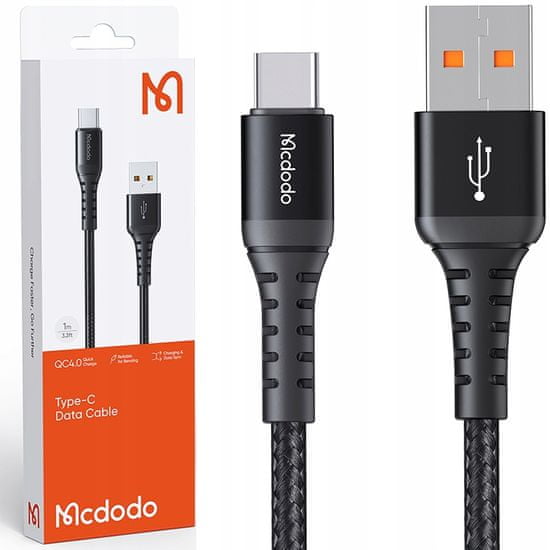 Mcdodo Micro USB kábel, gyors, rövid, QC 4.0, 20 cm, Mcdodo CA-2280
