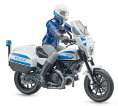 BRUDER 62731 Rendőrségi motorkerékpár Ducati rendőrrel