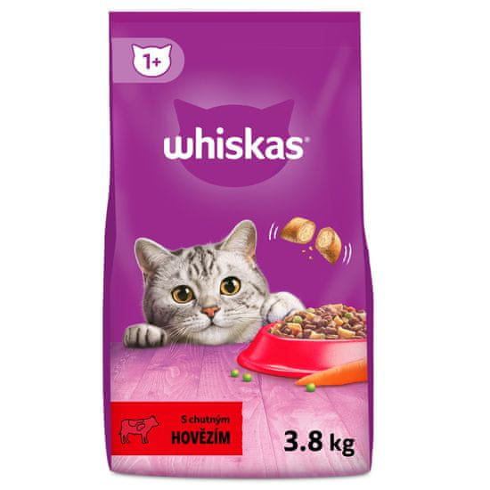 Whiskas Marhahúsos macskaeledel 3,8 kg